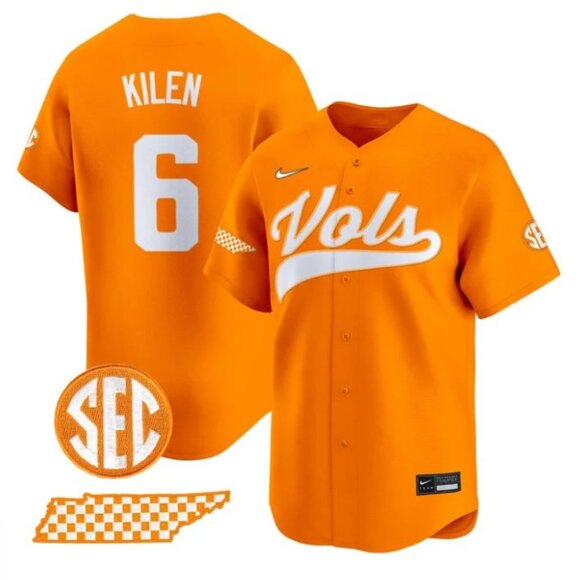 Mens Youths Kids Womens Gavin Kilen Jersey Stitched Orange